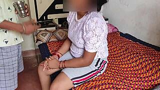 Hot Indian STEPMOM FUCKS Teen Step-Son Hard with Dirty Talk Cheating