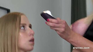 inge binds sirena's hands then vibes her pussy