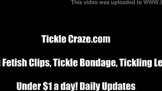 we gotta teach this lil' 18+ slut a lesson... tickle her til she begs in bondage!!