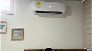 kept my stepsis company till she rides my thick cock moaning hard.