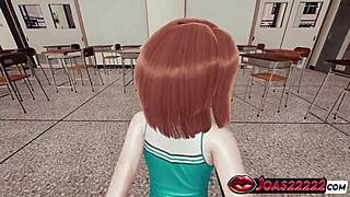 hey sexy cheerleader leila that tight pussy looks amazing doggystyle on the desk