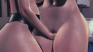 I crave lesbianas battling futanaris in wild group action