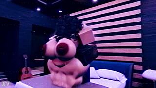 chubby asian bunny ass pounded hard by monster black cock