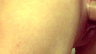 Paige Ashley blonde milf takes two cocks big boobs fishnets!