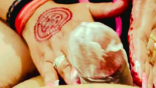 Hot pakistani bhabhi's creamy desi penis massage temptation?