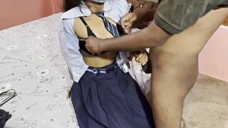 Desi Virgin Schoolgirl Gets Hardcore Pounded Hindi Audio Home Fuck
