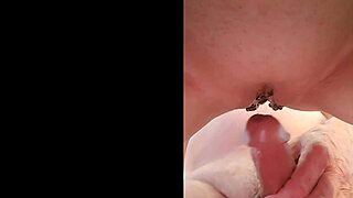 that trashy tattooed milf slut gets her pussy stuffed with cum. it drips everywhere in sloppy creampie mess