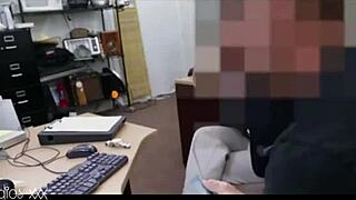 ever wonder how a foxy business lady's big boobs bounce during pussy pounding?