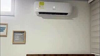 kept my stepsis company till she rides my thick cock moaning hard.