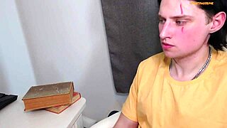 Karina Fox Catches Stepson Jerking Off! He Creampies Her Wet Pussy Hard