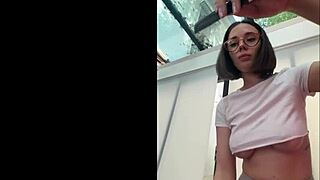 Cute Latina Teacher Fingers Shaved Wet Pussy