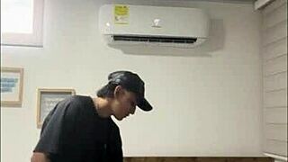 kept my stepsis company till she rides my thick cock moaning hard.