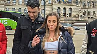 Silvia Dellai's nonstop DAP cum swallow