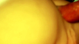 mannequin fuck doll's shaved big pussy and ass get toy penetrated close-up