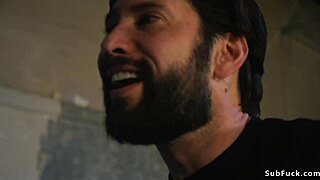 possessed brunette hottie takes monster cocks in wild gangbang orgy bound