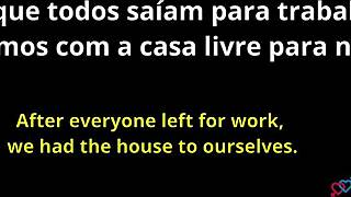 My Half-Sister's Sweet Anal Love with Big Brazilian Cock Feels So Emotional