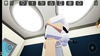 Futanari girl mounts cow pounding deep in wild beast scene