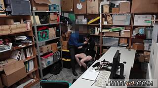 Petite emo teen in police uniform gets fucked hard by old cop