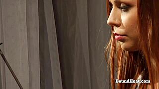 ever wonder how bound lesbian slave gets punished stamped by femdom mistress in garage cunilingus domination?