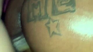ebony amateur gets sloppy bbc creampie in doggystyle after wet pussy pounding