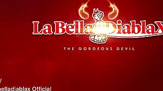 Sexy hot latina milf labelladiablax squirts wet on fat bbc with deepthroat and creampie