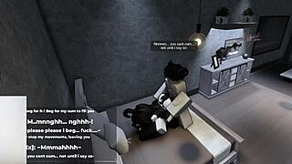 Roblox Bunny-Girl Hops on Thick Cock Till Filled