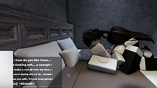 Roblox Bunny-Girl Hops on Thick Cock Till Filled