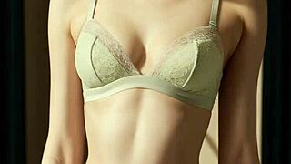 cute models slip into flowery panties showing off sexy lingerie feet