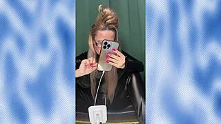 Watch me turn you into a sissy bimbo with glasses for your wife's femdom jerk off fantasy