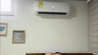 kept my stepsis company till she rides my thick cock moaning hard.