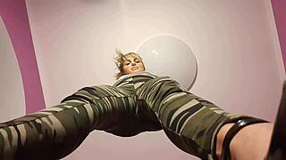 Blonde Femdom Slut Kneels For Cum Lunch