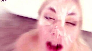 Ravenous monsters rip clothes for balls deep russian blonde anal dap tp double ass to mouth gapes and facial