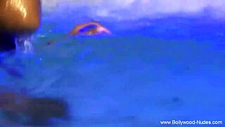 Seductive indian brunette teases nude with erotic asian dancing seduction