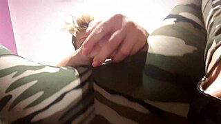 Blonde Femdom Slut Kneels For Cum Lunch