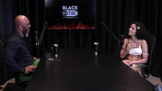 safada flashes tats on tits, fingers ass, loves sloppy head on sheer red with bibi hourani