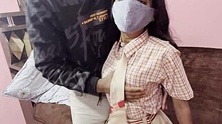 Stepsister catches me jerking then sucks and rides my cock!