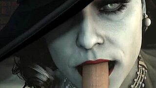 dimitrescu femdom crushes your weak cock?