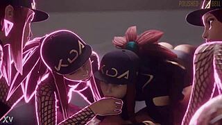 akali farts hot while sucking big cock and assfucking
