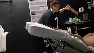 Femdom Masseuse Pegs Boy Hard After Massage in Wild Compilation