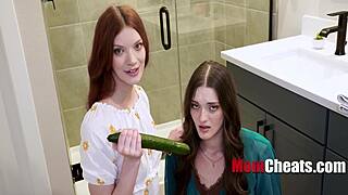 My Stepmom Forces Me to Fuck Stepsister Erin Everheart and Olivia Madison in Taboo POV Threesome.