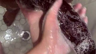 wanna watch this hot 18 year old asian teen clean her stepbrothers monster cock in shower till he cums twice quick?