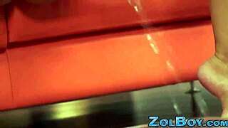 hey watch this solo babe toy her pussy then unleash a golden shower flood