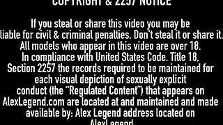 Sovereign syre delivers bisexual ffm blowjobs and facials.