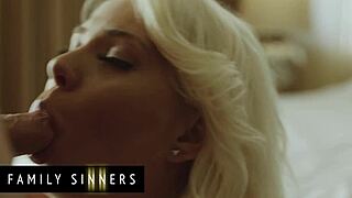 Busty milf fingers wet pussy waiting for daughter's husband to pound her hard