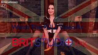 British nurse shows condom use then jerk off instructions on your cock!!