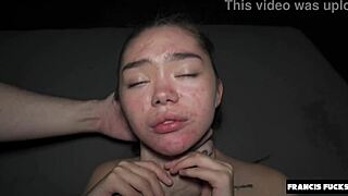 she half his size but takes it rough.