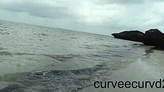 i made my uber driver grope my fat ebony pussy till i squirted everywhere on the beach... oops!!