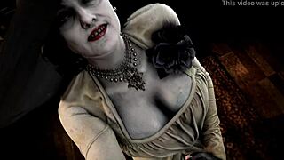 dimitrescu femdom crushes your weak cock?