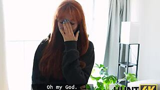 i picked up this big-titted redhead stranger for public outdoor sex adventure