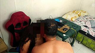 Curvy curly-haired brunette with huge ass gets fucked rough in her own office! 🍑💦😈 Office slut vibes??